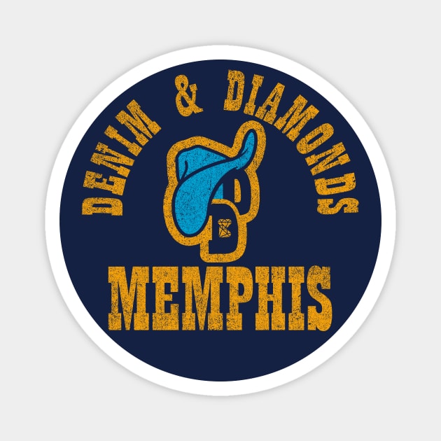 Denim & Diamonds Magnet by rt-shirts